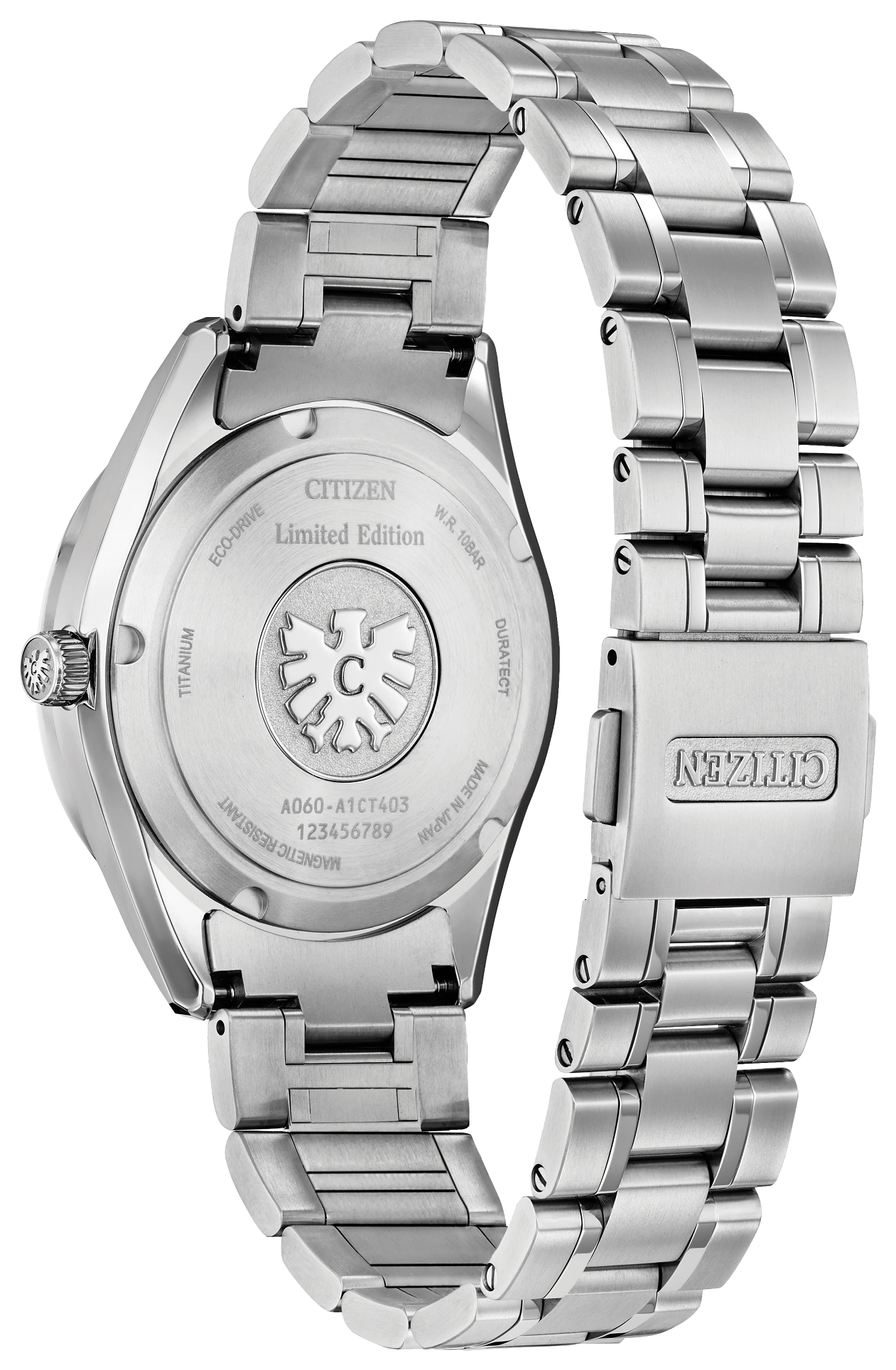 The CITIZEN スーパーチタニウム製 AQ4100 ブレスレット The CITIZEN Gray Dial Super Titanium Bracelet AQ4100-65H